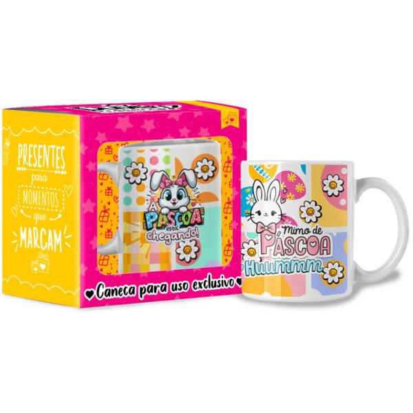 A Páscoa Está Chegando - Caneca
