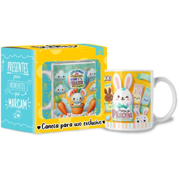 Coelhinho da Páscoa o que Trazes Pra Mim? - Caneca