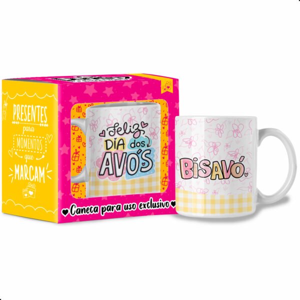 Feliz Dia dos Avós Bisavó - Caneca