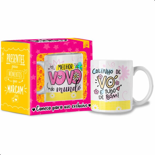 Melhor Vovó do Mundo - Caneca