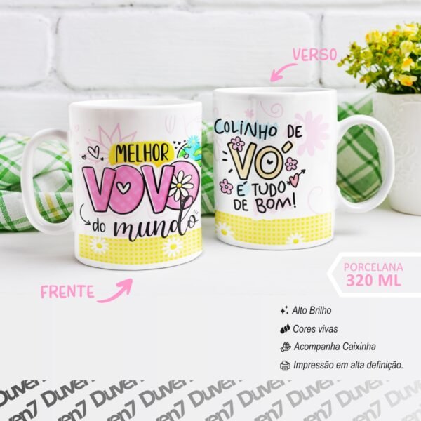 Melhor Vovó do Mundo - Caneca - Image 2