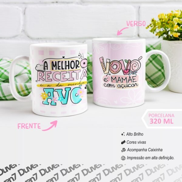 A melhor receita é a da minha avó - Caneca - Image 2