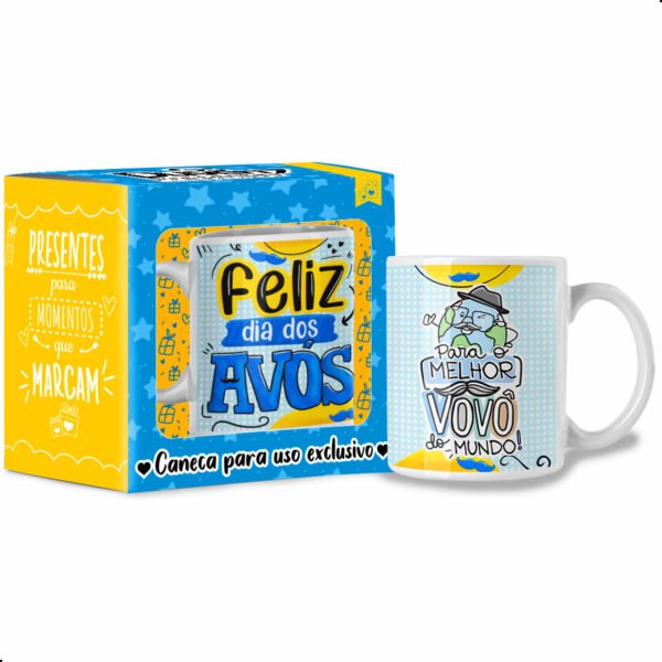 Para o melhor vovô do mundo! - Caneca