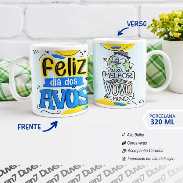 Para o melhor vovô do mundo! - Caneca - Image 2