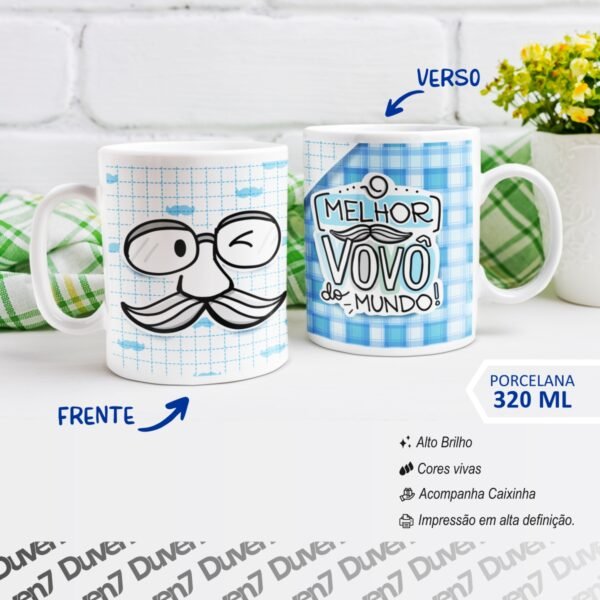 Melhor vovô do mundo! - Caneca - Image 2