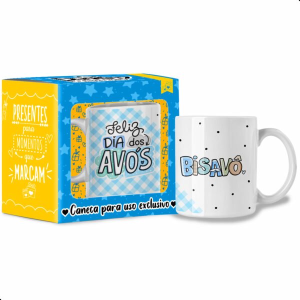 Feliz Dia dos Avós, Bisavô - Caneca