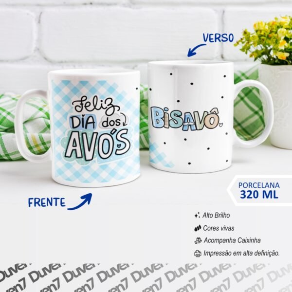 Feliz Dia dos Avós, Bisavô - Caneca - Image 2
