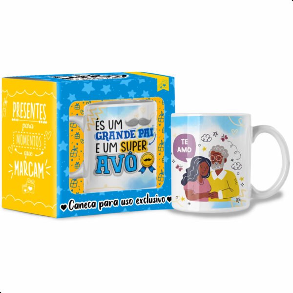 És um grande pai e um super avô - Caneca