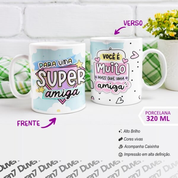 Para uma SUPER Amiga - Caneca - Image 2