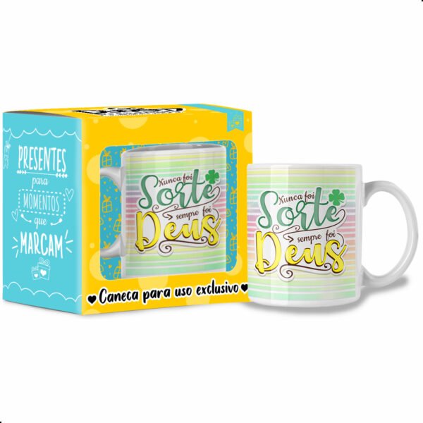Nunca foi sorte, Sempre foi Deus - Caneca