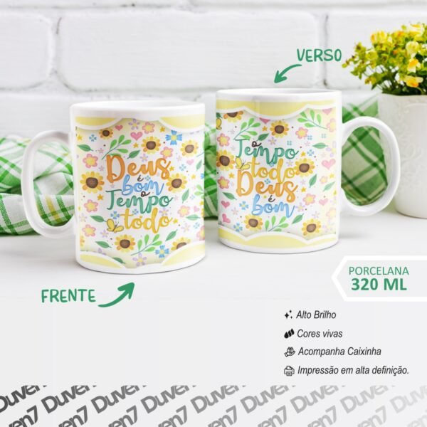Deus é bom o Tempo todo - Caneca - Image 2